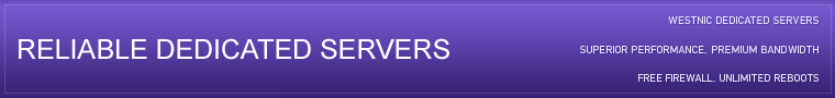 Reliable Dedicated Servers from WestNIC